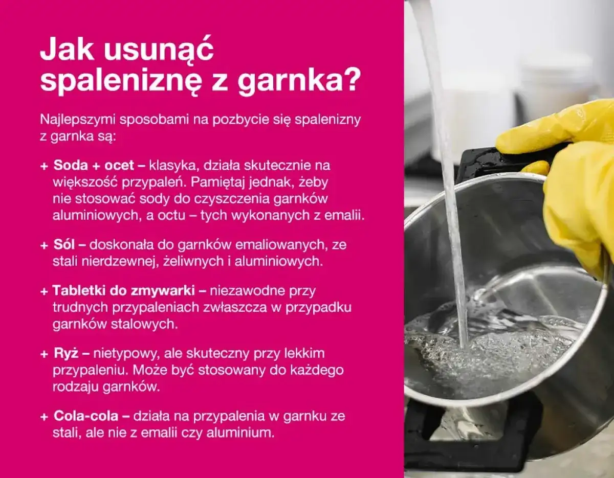 Jak usunąć przypalenie z garnka - skuteczne metody na trudne zabrudzenia